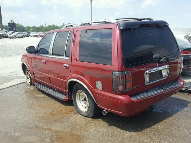 5LMEU27R02LJ07151 - 2002 LINCOLN NAVIGATOR Tünd qırmızı foto 3