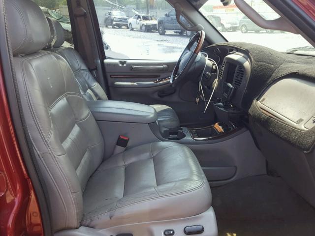 5LMEU27R02LJ07151 - 2002 LINCOLN NAVIGATOR Tünd qırmızı foto 5