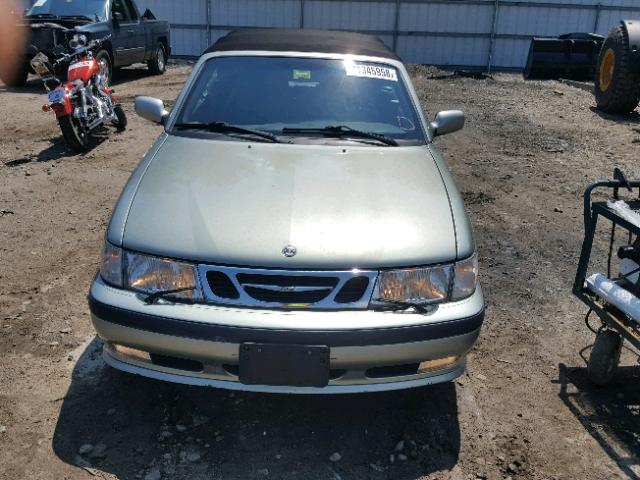 YS3DF78K427012671 - 2002 SAAB 9-3 SE GREEN photo 9