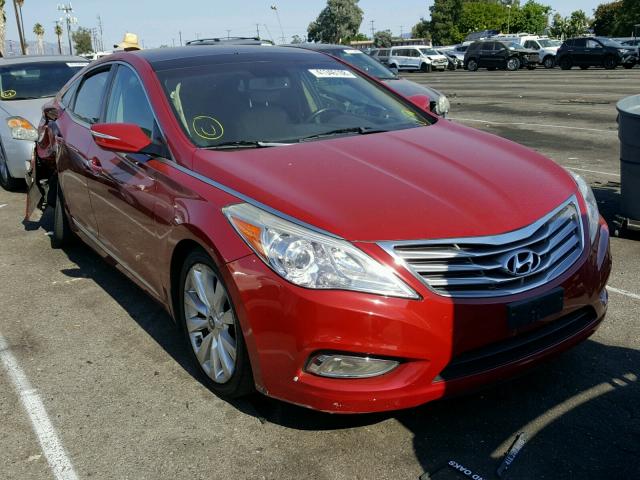 KMHFH4JG3DA200565 - 2013 HYUNDAI AZERA GLS RED photo 1