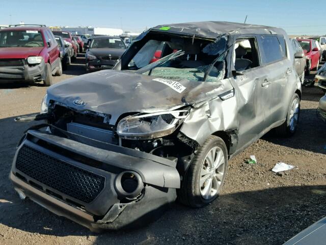 KNDJP3A50E7022574 - 2014 KIA SOUL + GRAY photo 2