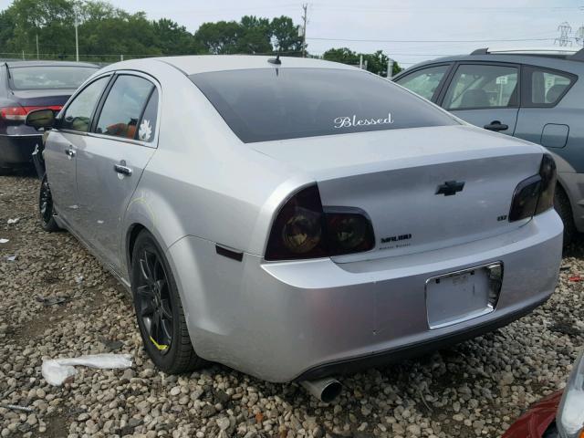 1G1ZK57B194184448 - 2009 CHEVROLET MALIBU LTZ SILVER photo 3