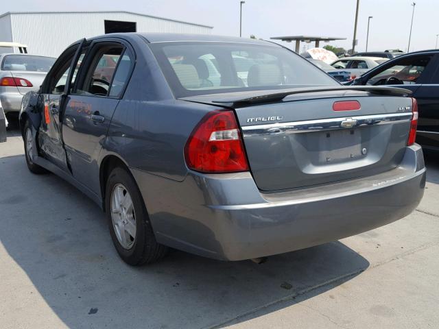 1G1ZT528X5F236750 - 2005 CHEVROLET MALIBU LS ნაცრისფერი ფოტო 3