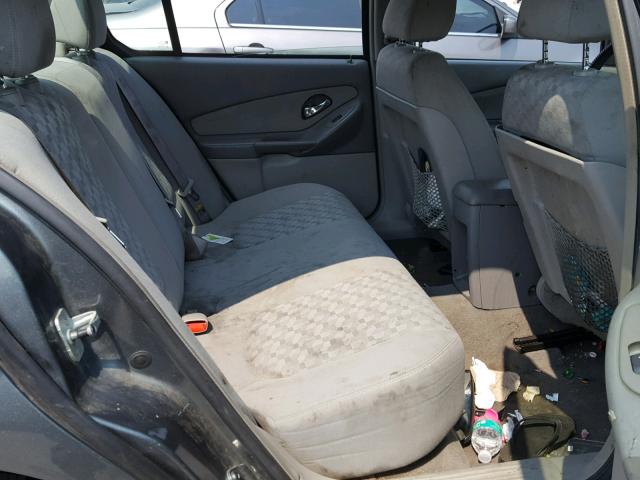1G1ZT528X5F236750 - 2005 CHEVROLET MALIBU LS ნაცრისფერი ფოტო 6