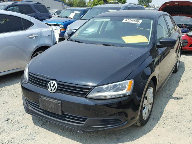 3VW2K7AJ4DM364652 - 2013 VOLKSWAGEN JETTA BASE Սև լուսանկար 2