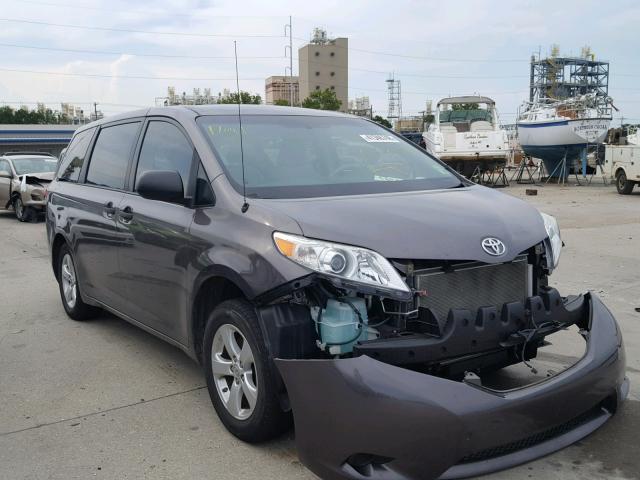 5TDZK3DC6ES482355 - 2014 TOYOTA SIENNA BAS GRAY photo 1