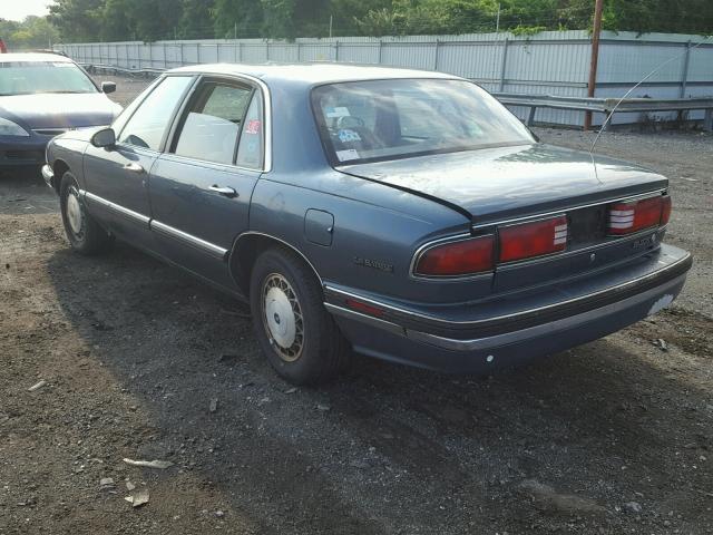 1G4HP52L0SH534411 - 1995 BUICK LESABRE CU BLUE photo 3