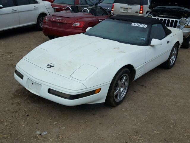 1G1YY32P1R5109843 - 1994 CHEVROLET CORVETTE WHITE photo 2