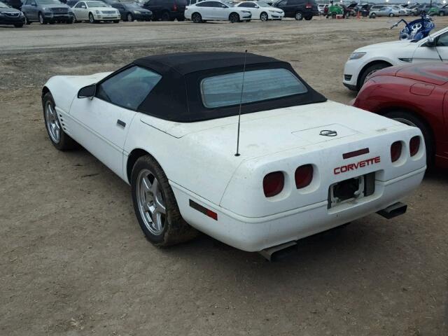 1G1YY32P1R5109843 - 1994 CHEVROLET CORVETTE WHITE photo 3