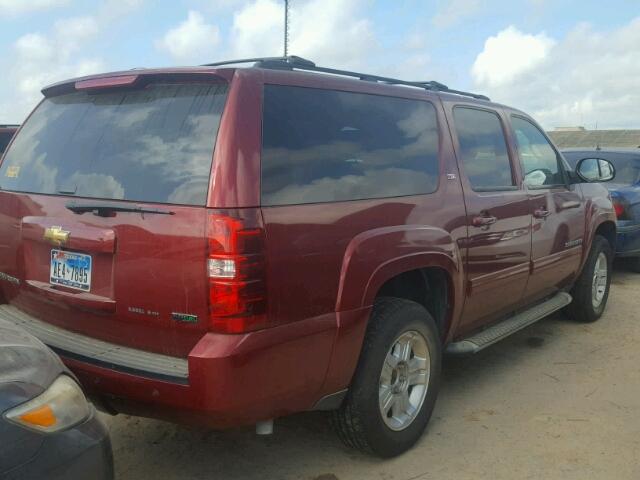 1GNUKJE36AR159372 - 2010 CHEVROLET SUBURBAN K MAROON photo 4