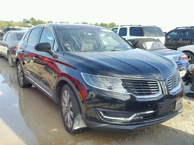 2LMPJ7JP9GBL26484 - 2016 LINCOLN MKX BLACK BLACK photo 1