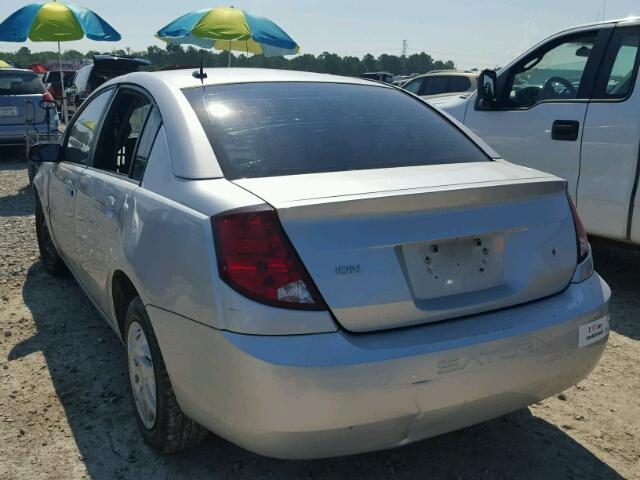 1G8AZ55F27Z176620 - 2007 SATURN ION LEVEL SILVER photo 3