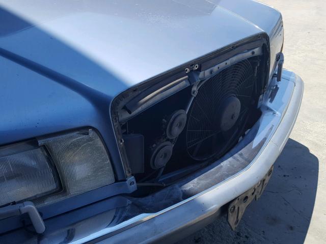 WDBCA35D2HA303454 - 1987 MERCEDES-BENZ 420 SEL BLUE photo 9