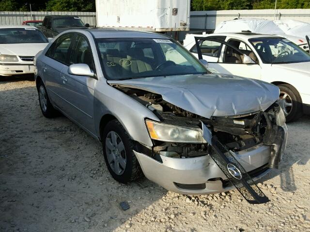 5NPET46C37H229310 - 2007 HYUNDAI SONATA GLS SILVER photo 1