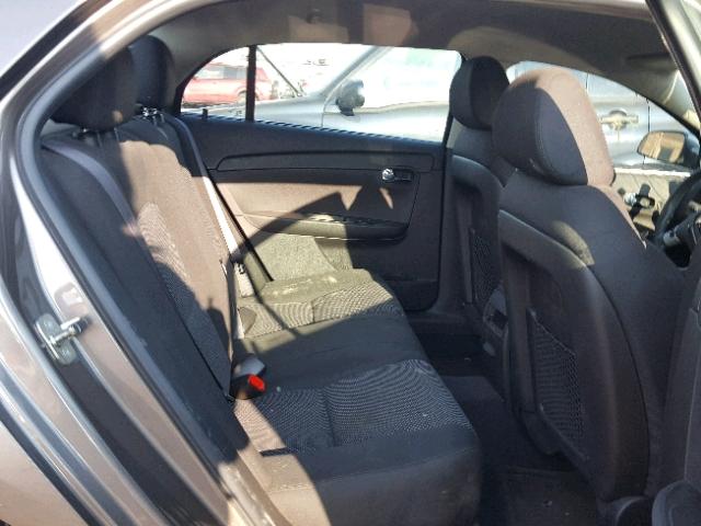 1G1ZC5EU7CF117527 - 2012 CHEVROLET MALIBU 1LT GRAY photo 6