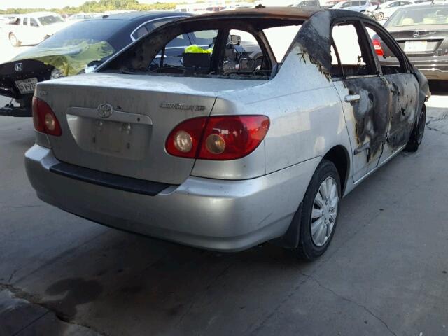 1NXBR32E28Z025099 - 2008 TOYOTA COROLLA CE SILVER photo 4