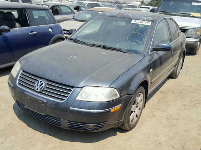 WVWTH63B03P452404 - 2003 VOLKSWAGEN PASSAT GLX BLACK photo 2