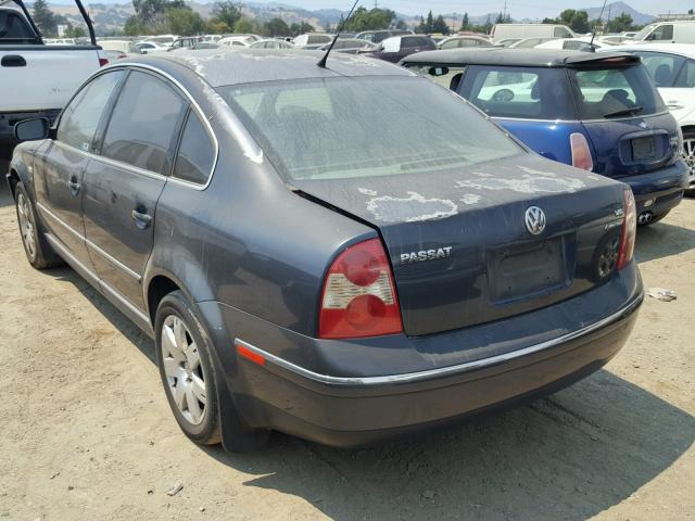 WVWTH63B03P452404 - 2003 VOLKSWAGEN PASSAT GLX BLACK photo 3