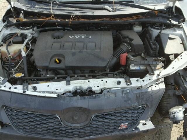 2T1BU4EE1AC366114 - 2010 TOYOTA COROLLA BA WHITE photo 7