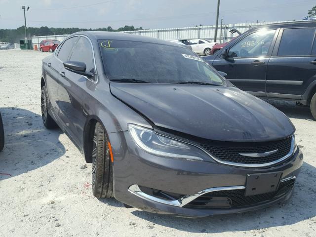 1C3CCCCG0FN565329 - 2015 CHRYSLER 200 C GRAY photo 1