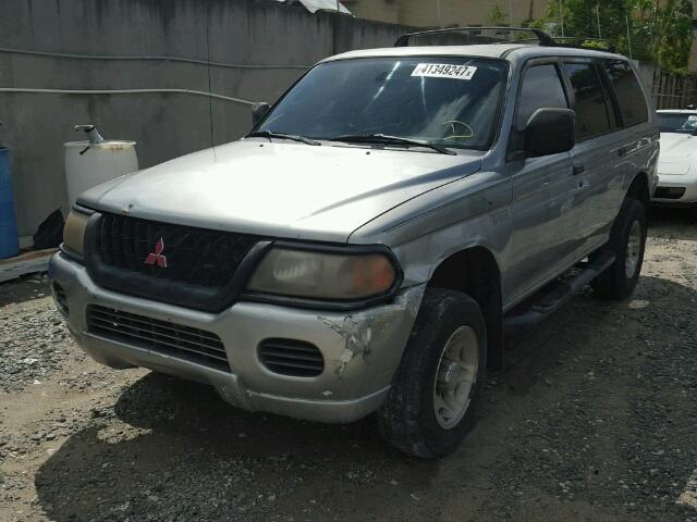 JA4LS21H41P051754 - 2001 MITSUBISHI MONTERO SP GRAY photo 2