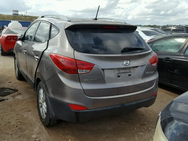 KM8JU3AC9DU662592 - 2013 HYUNDAI TUCSON BROWN photo 3