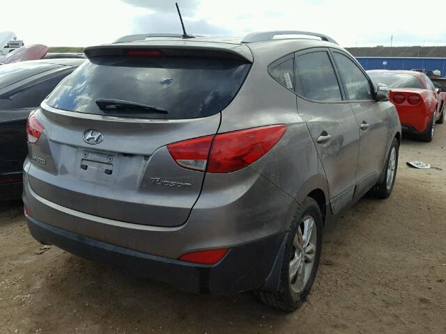 KM8JU3AC9DU662592 - 2013 HYUNDAI TUCSON BROWN photo 4