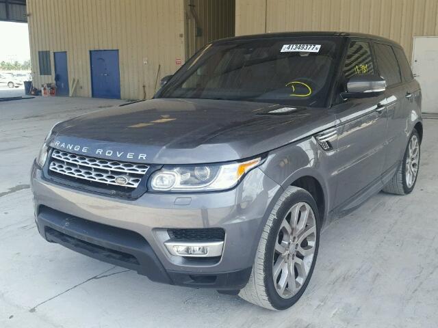 SALWR2VF4GA635549 - 2016 LAND ROVER RANGE ROVE GRAY photo 2