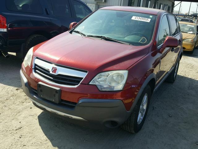 3GSCL33P09S563736 - 2009 SATURN VUE XE RED photo 2