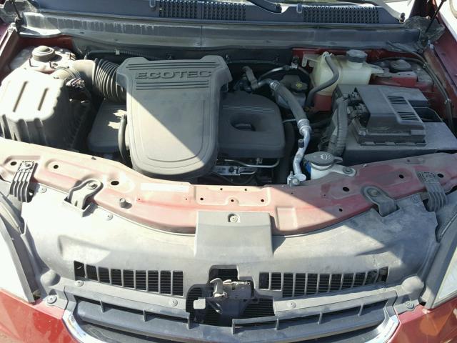 3GSCL33P09S563736 - 2009 SATURN VUE XE RED photo 7