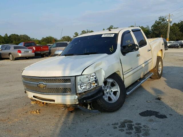 3GCEK33319G160114 - 2009 CHEVROLET SILVERADO WHITE photo 2