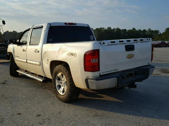 3GCEK33319G160114 - 2009 CHEVROLET SILVERADO WHITE photo 3