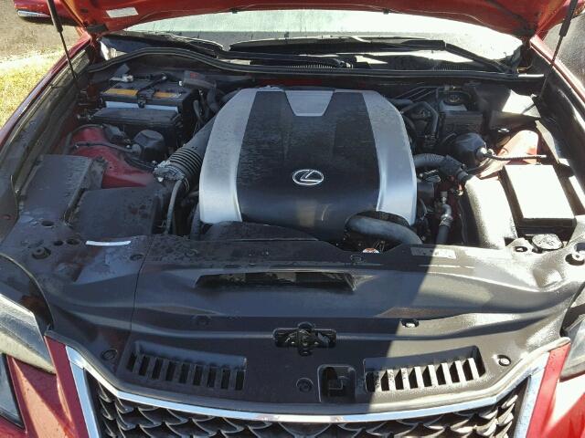 JTHBZ1BL8GA007194 - 2016 LEXUS GS RED photo 7