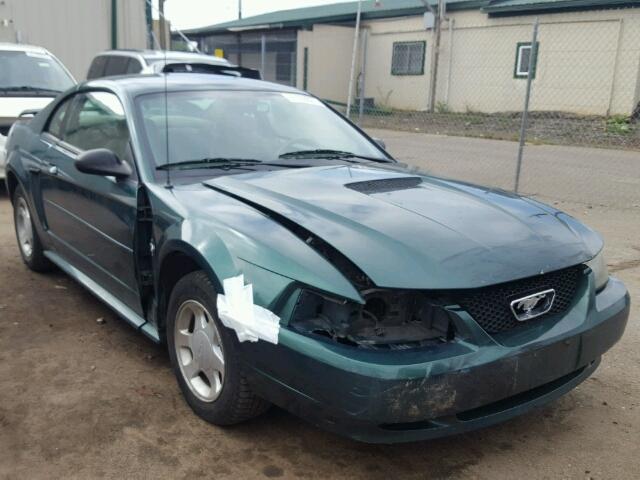 1FAFP40481F179585 - 2001 FORD MUSTANG GREEN photo 1