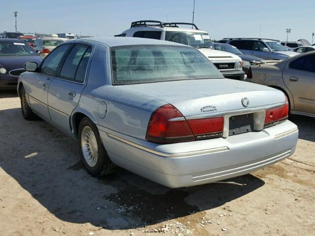 2MEFM75W4XX724675 - 1999 MERCURY GRAND MARQ BLUE photo 3