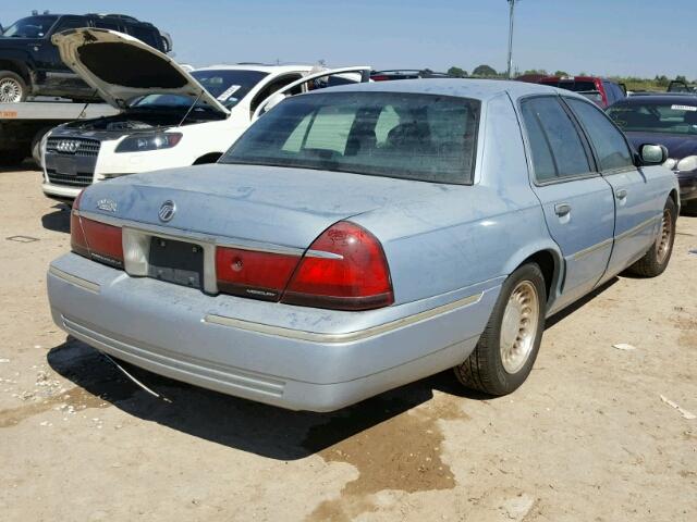 2MEFM75W4XX724675 - 1999 MERCURY GRAND MARQ BLUE photo 4