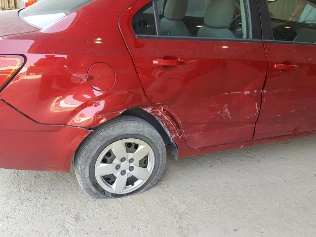 1G1JA5SH1E4239079 - 2014 CHEVROLET SONIC LS წითელი ფოტო 9