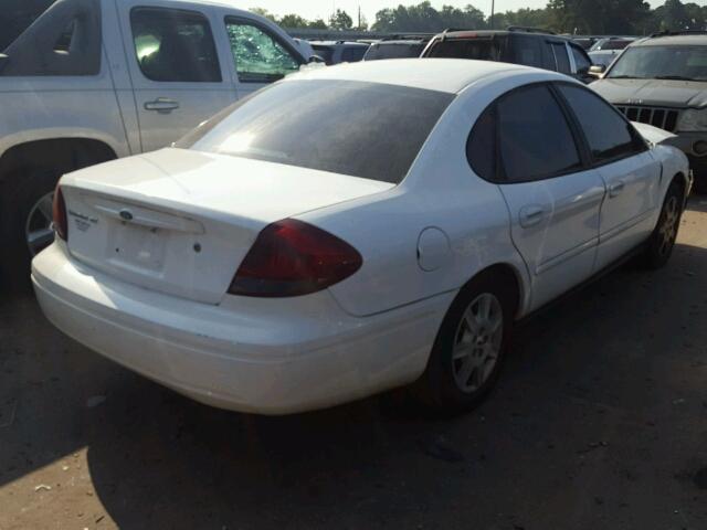 1FAFP532X6A145975 - 2006 FORD TAURUS SE WHITE photo 4