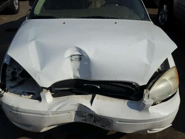 1FAFP532X6A145975 - 2006 FORD TAURUS SE WHITE photo 7