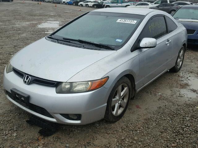 2HGFG11627H541637 - 2007 HONDA CIVIC SILVER photo 2