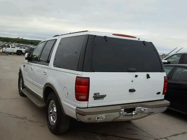 1FMRU1766YLB81641 - 2000 FORD EXPEDITION WHITE photo 3