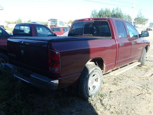 1D7HA18Z32J215013 - 2002 DODGE RAM 1500 BURGUNDY photo 4