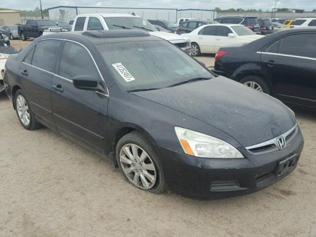 1HGCM66546A066742 - 2006 HONDA ACCORD EX BLACK photo 1