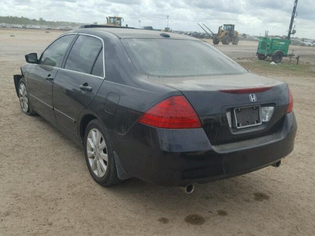 1HGCM66546A066742 - 2006 HONDA ACCORD EX BLACK photo 3