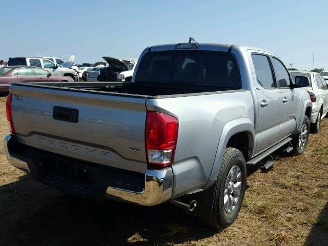 5TFAZ5CN3HX031583 - 2017 TOYOTA TACOMA GRAY photo 4