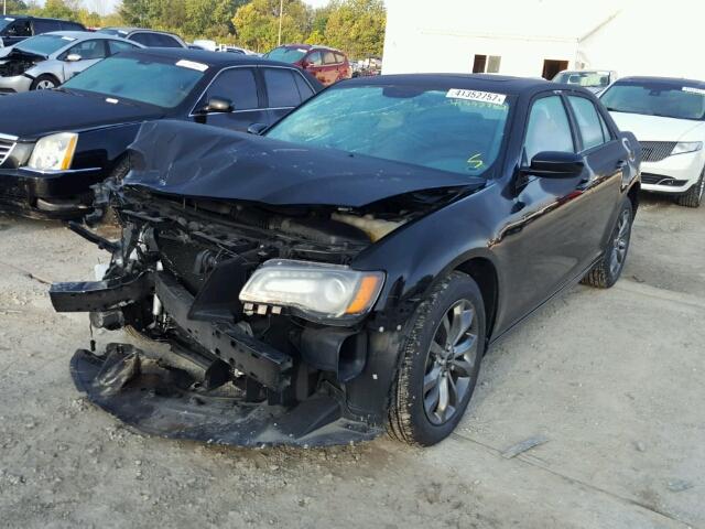 2C3CCAGG3EH309725 - 2014 CHRYSLER 300 S BLACK photo 2