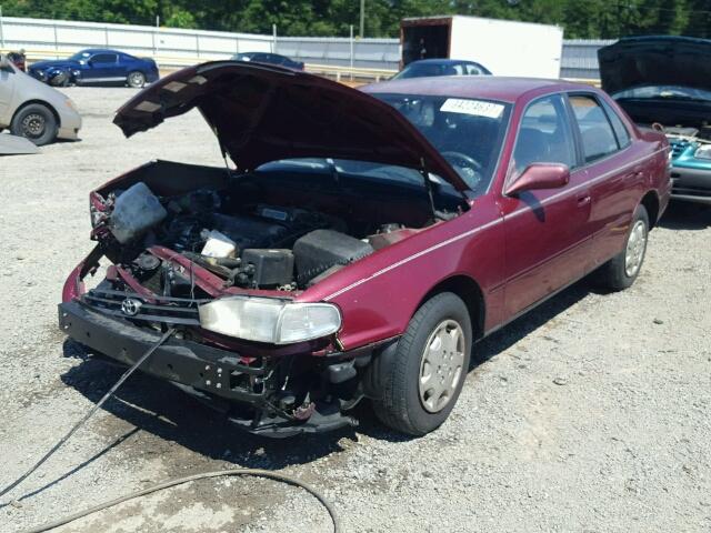 4T1SK12E8NU114860 - 1992 TOYOTA CAMRY LE BURGUNDY photo 2