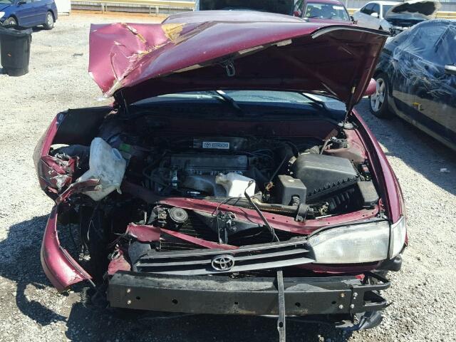 4T1SK12E8NU114860 - 1992 TOYOTA CAMRY LE BURGUNDY photo 9