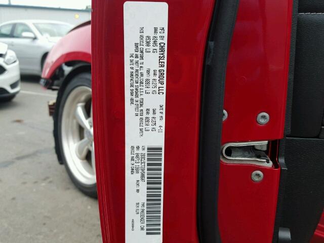 2B3CL5CT2BH508607 - 2011 DODGE CHARGER R/ RED photo 10