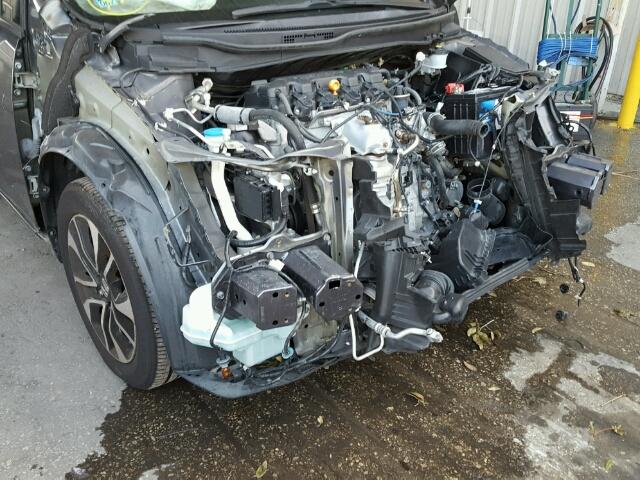 2HGFB2F9XDH509408 - 2013 HONDA CIVIC EXL GRAY photo 9